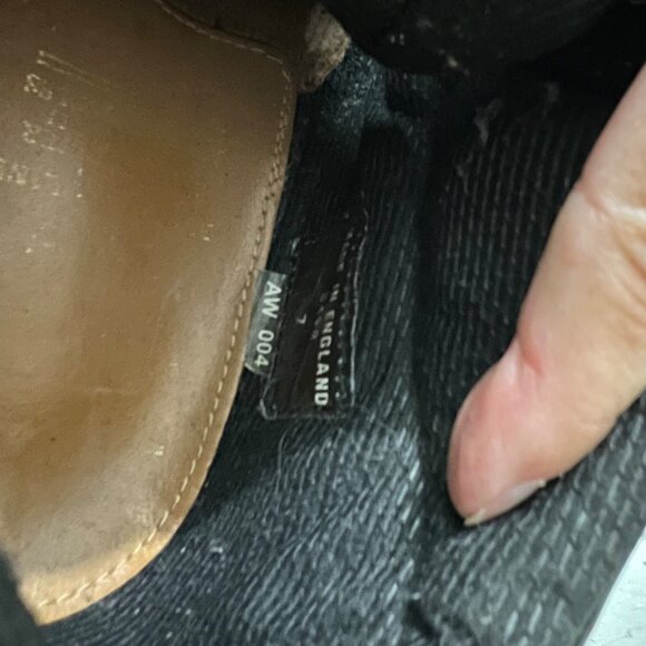 Vintage Dr. Martens Brown Leather Made in England 8458 Lace-Up‎ Platform Boots 9 - Picture 12 of 12